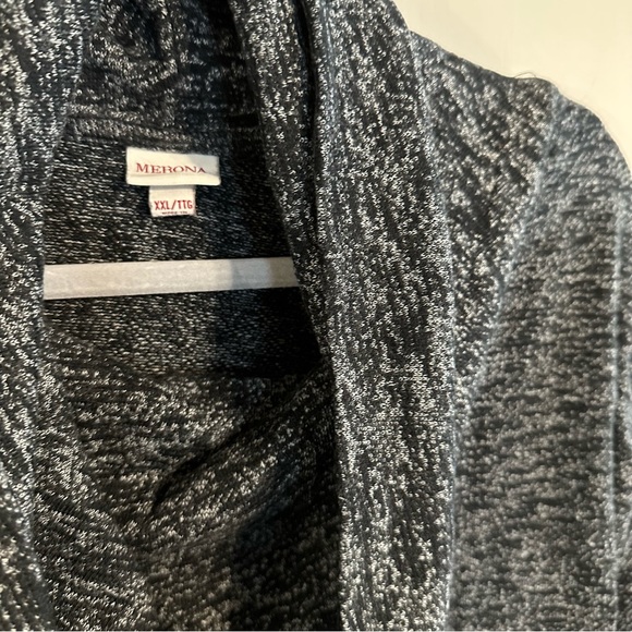 Merona | Heather Gray Cowl-neck Sweatshirt - Picture 5 of 6